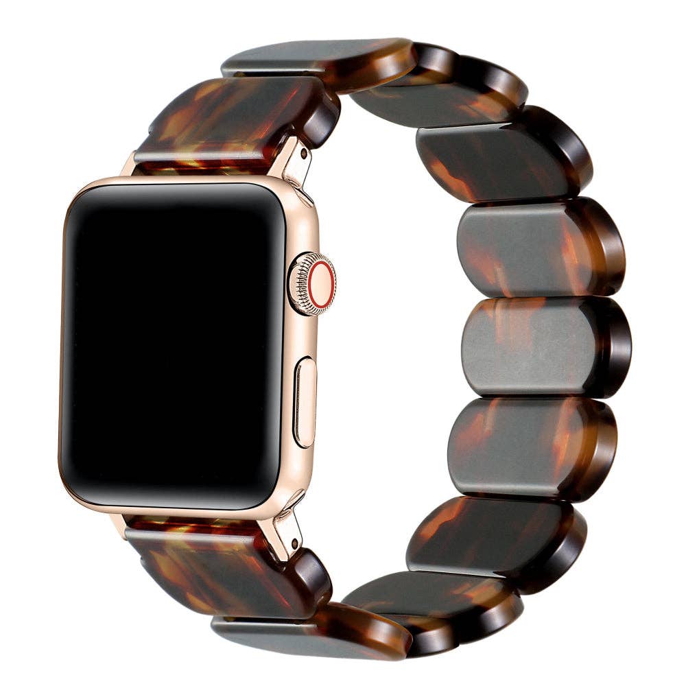 Reese Resin Band for Apple Watch: Chocolate / Fits All Models Posh Tech