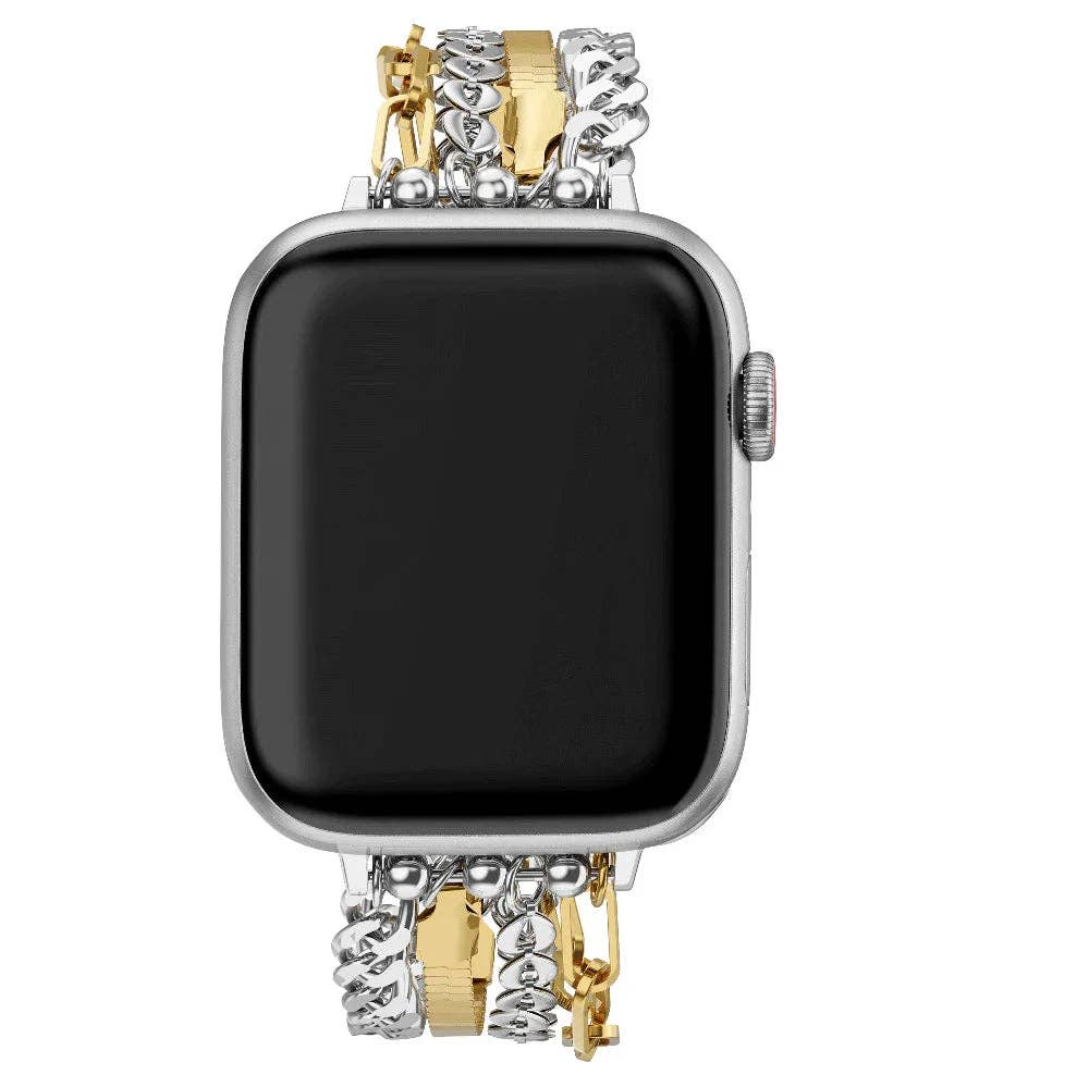 Leo Stainless Steel Band for Apple Watch: Gold / Fits All Models Posh Tech