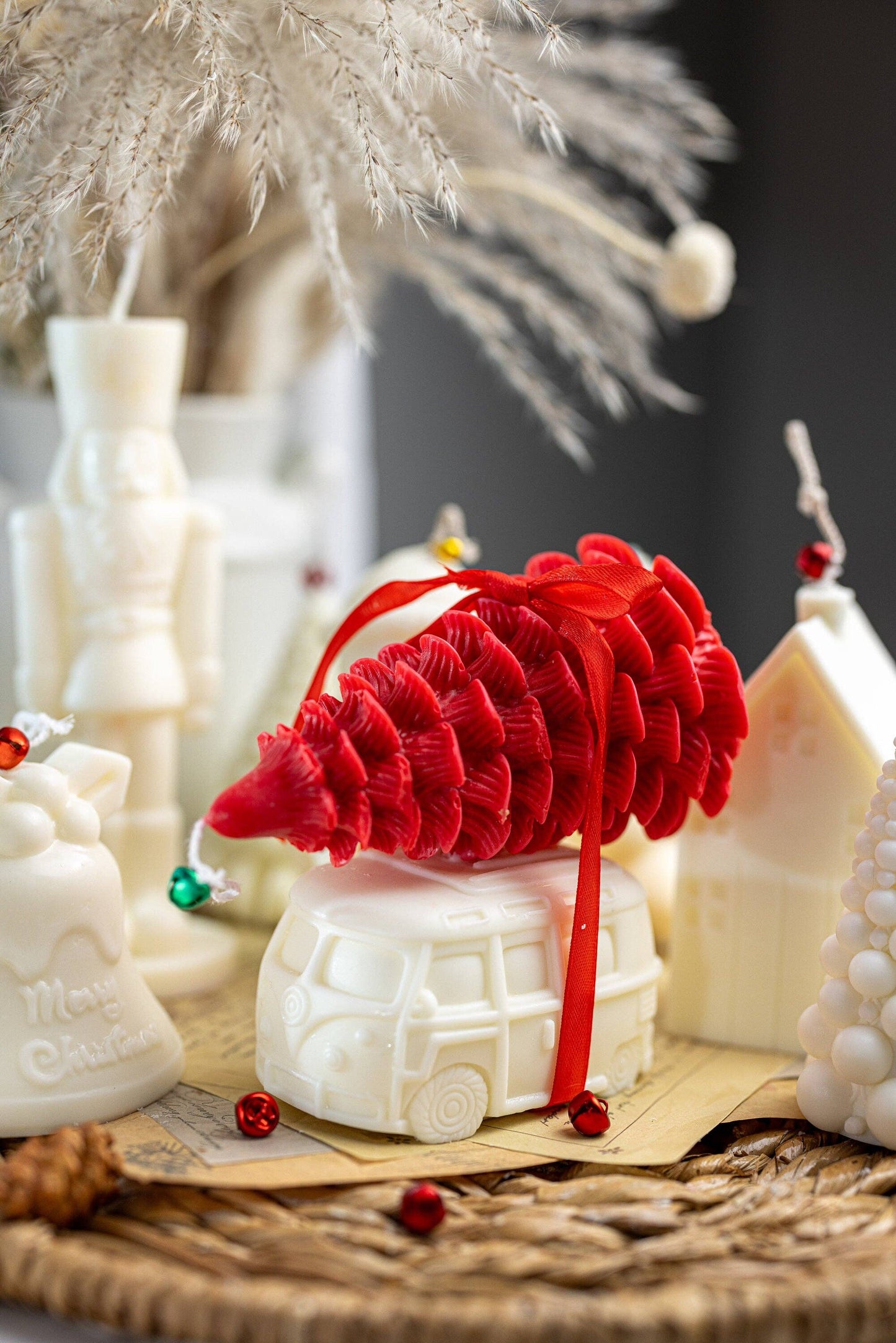 Christmas Tree Candle | Festive: Red / Christmas Hearth