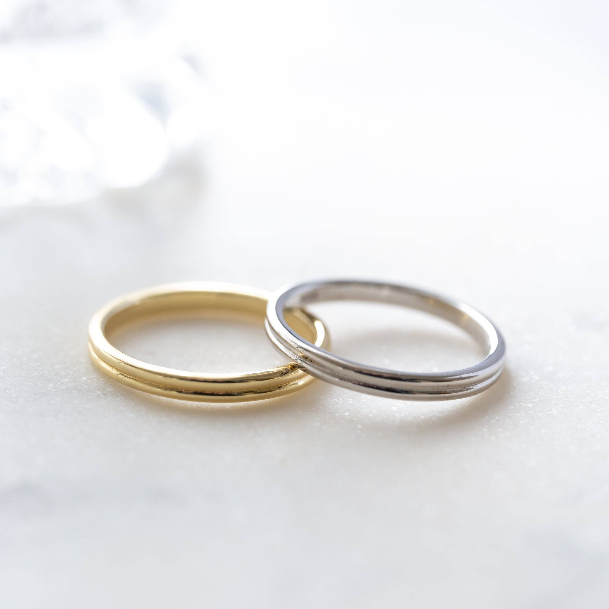 Double Band Ring: Gold / 8