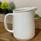 7" Arabia Finland White Pitcher - The Mustard Seed Collection, The Seed