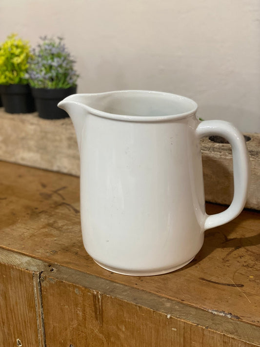 7" Arabia Finland White Pitcher - The Mustard Seed Collection, The Seed