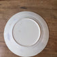 7" Ironstone Plate with Purple Floral Sprigs 