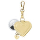 Heart Leather Bag Charm for Airtag®: Black Posh Tech