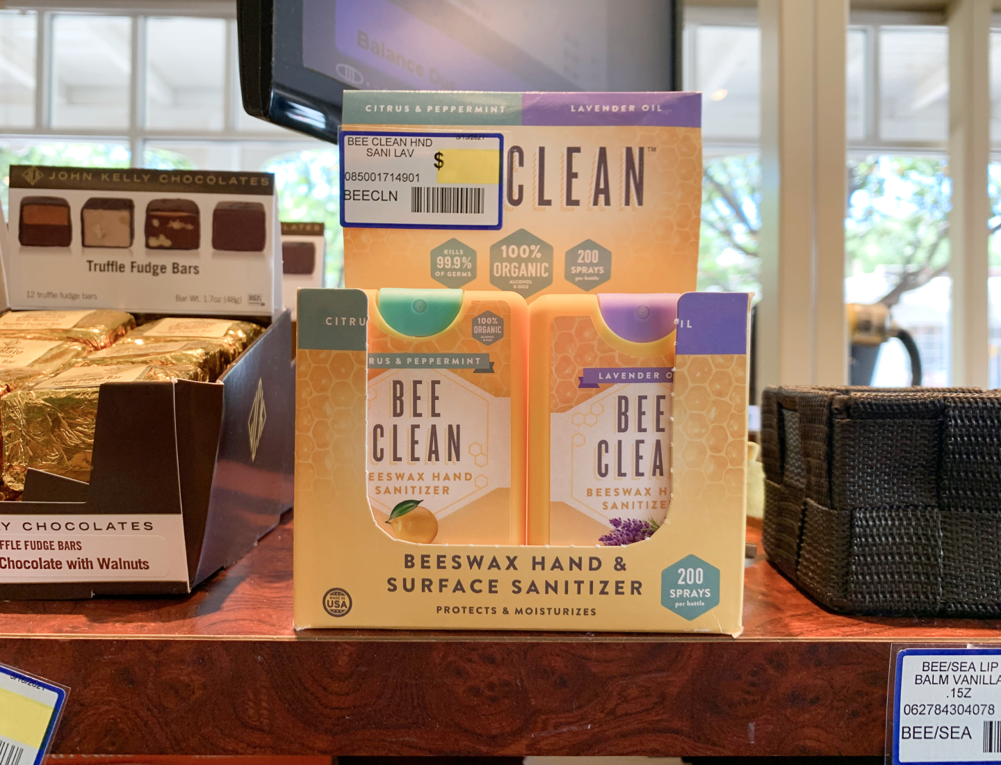 Bee Clean Organic Beeswax Hand Sanitizer Citrus Peppermint