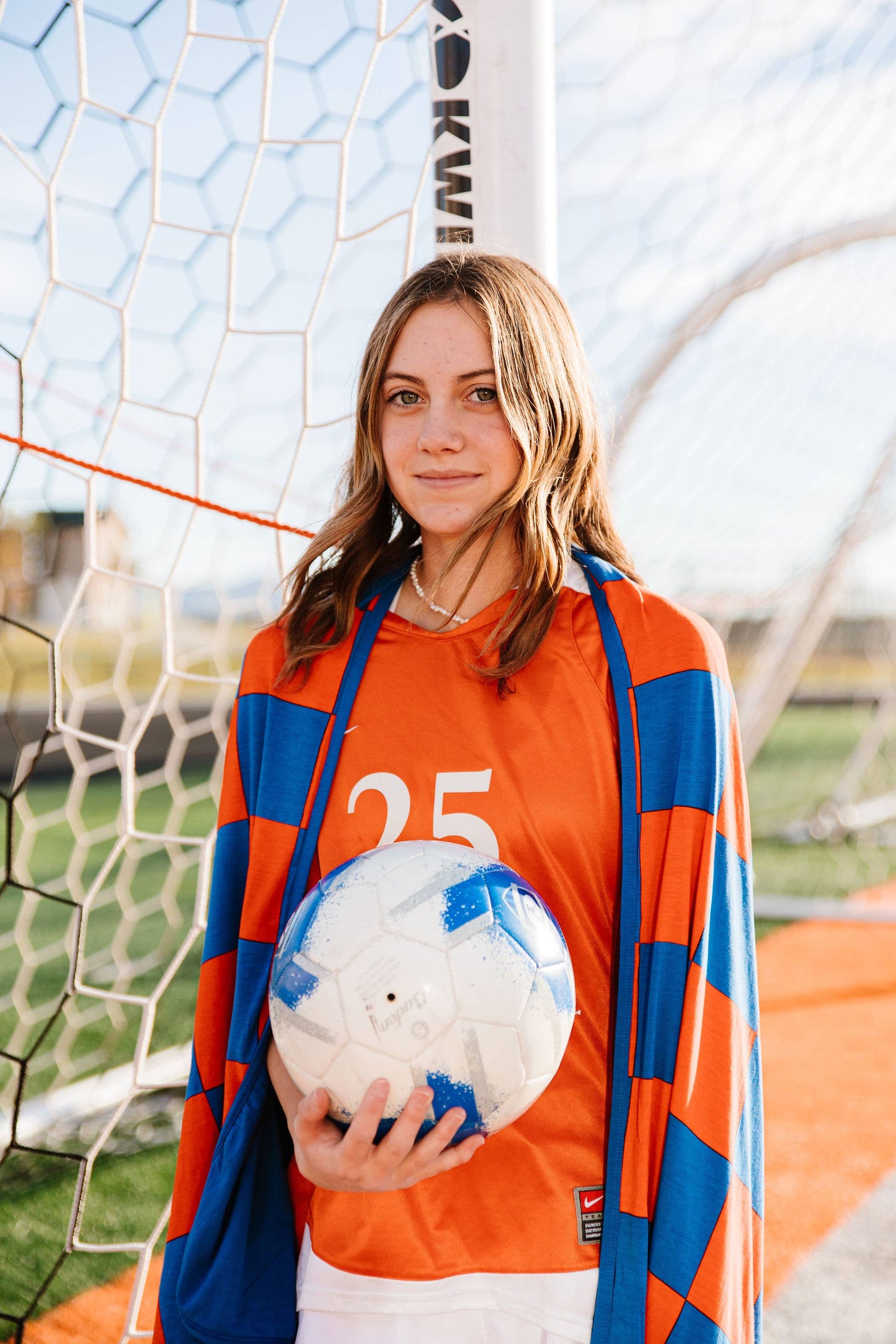Orange/Blue, Swaddle Blanket, Gameday, Dorm Room: Adult
