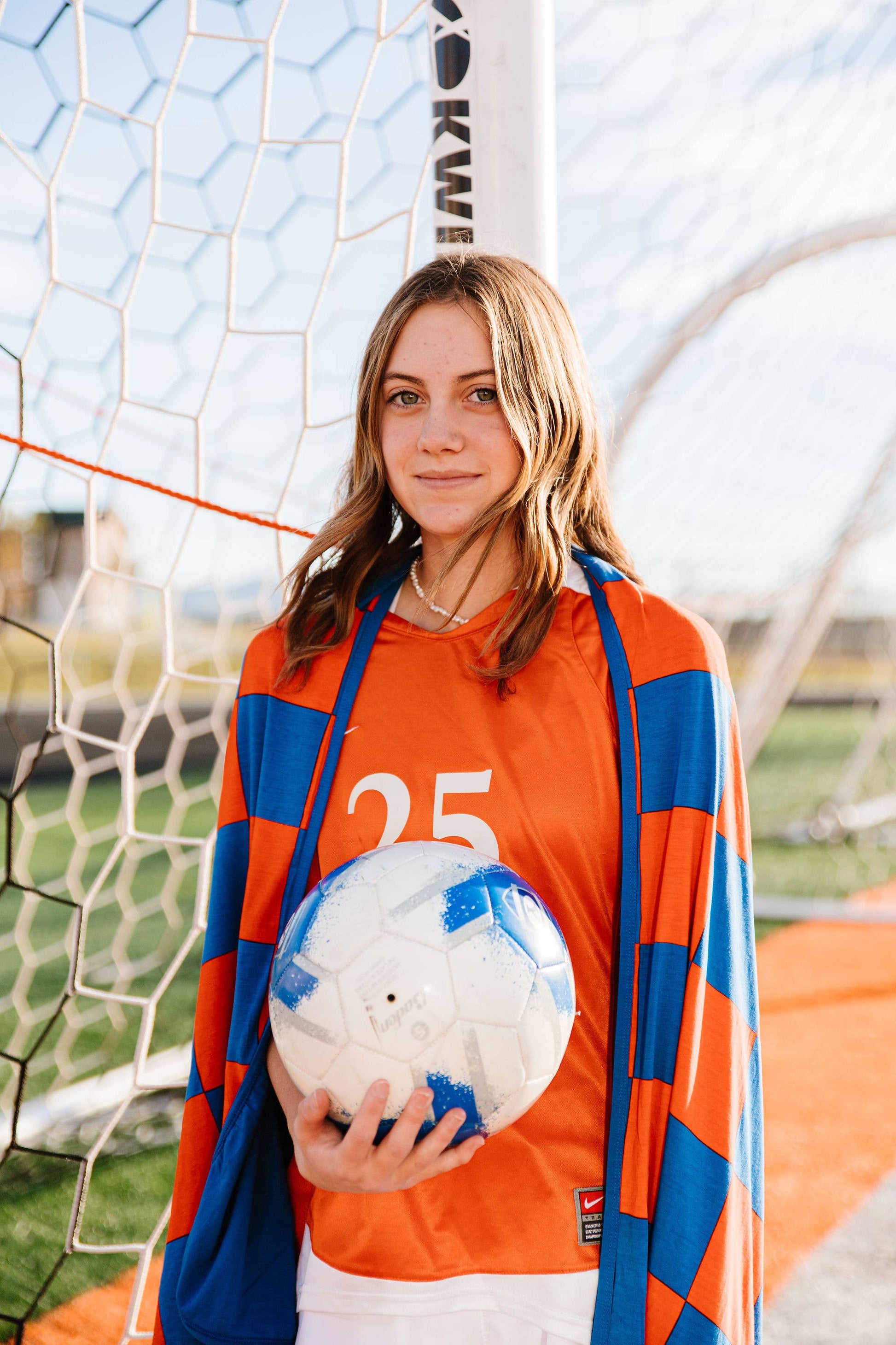 Orange/Blue, Swaddle Blanket, Gameday, Dorm Room: Adult