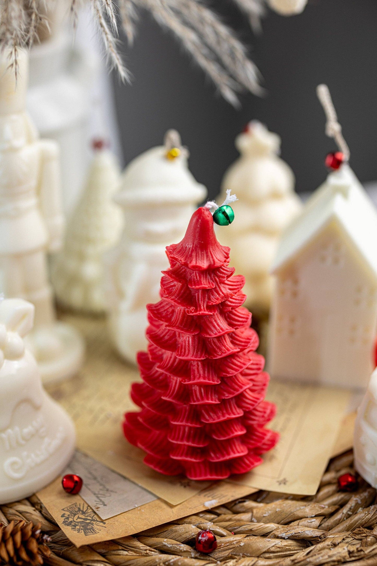 Christmas Tree Candle | Festive: Red / Christmas Hearth