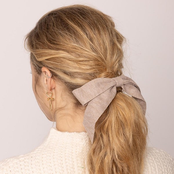 Knit Clip In Hair bow