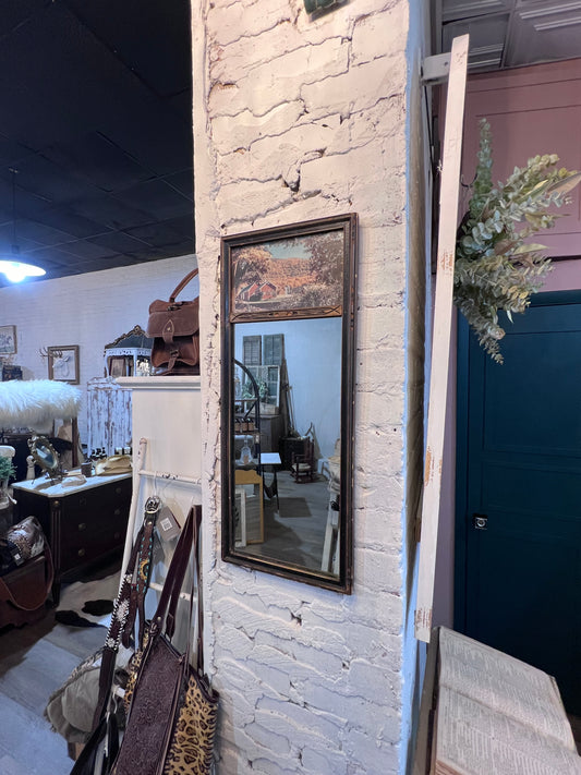 Silver Back 1920s Mirror