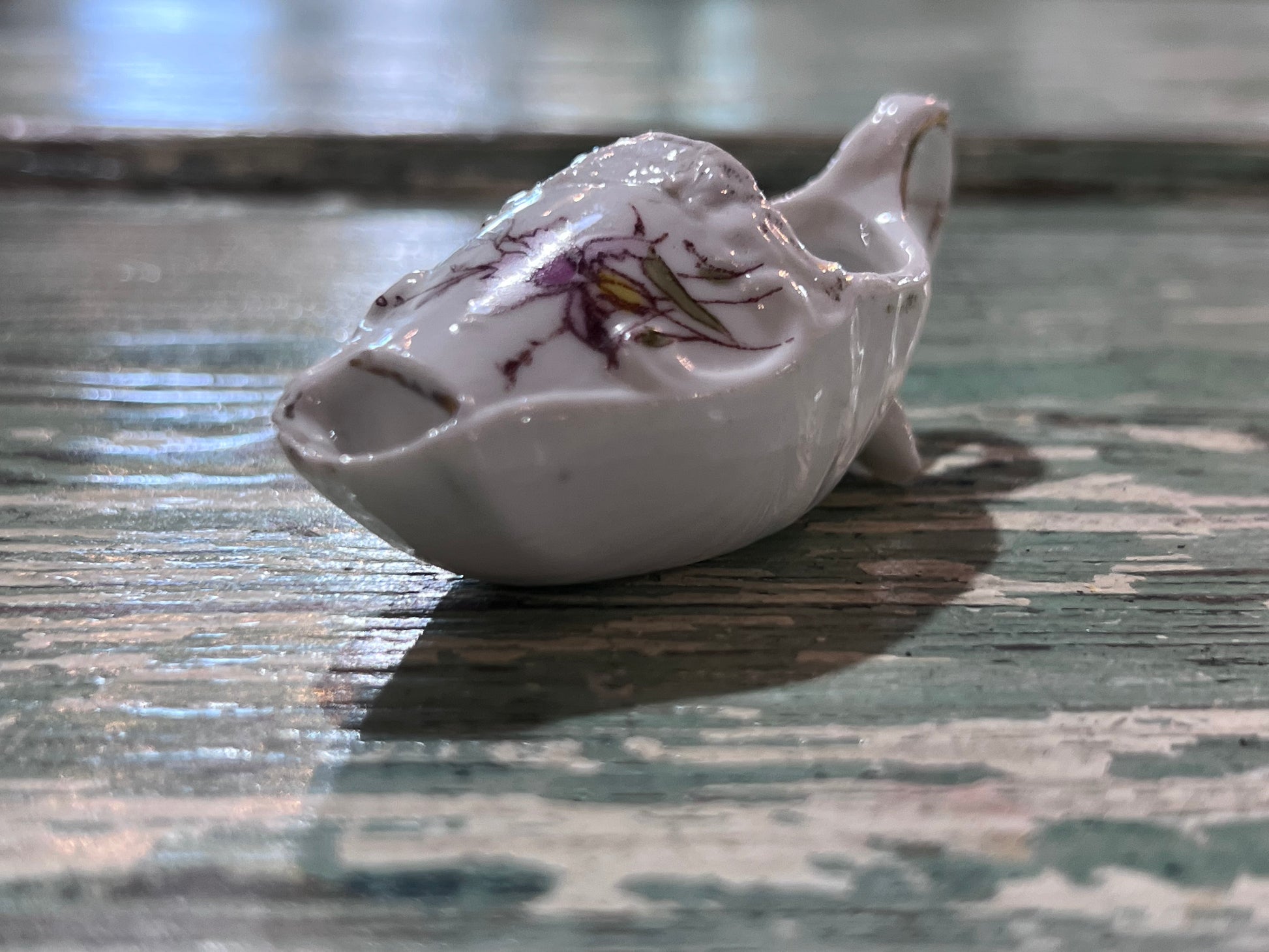 Antique Baby Invalid Feeder Cup Ironstone