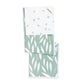 Sage Leaves Absorbent Reversible Towel - 18x30in