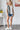 Camo Animal Lace Contrast Button Front Short Sleeve TopT5946: As Shown / S 7th Ray
