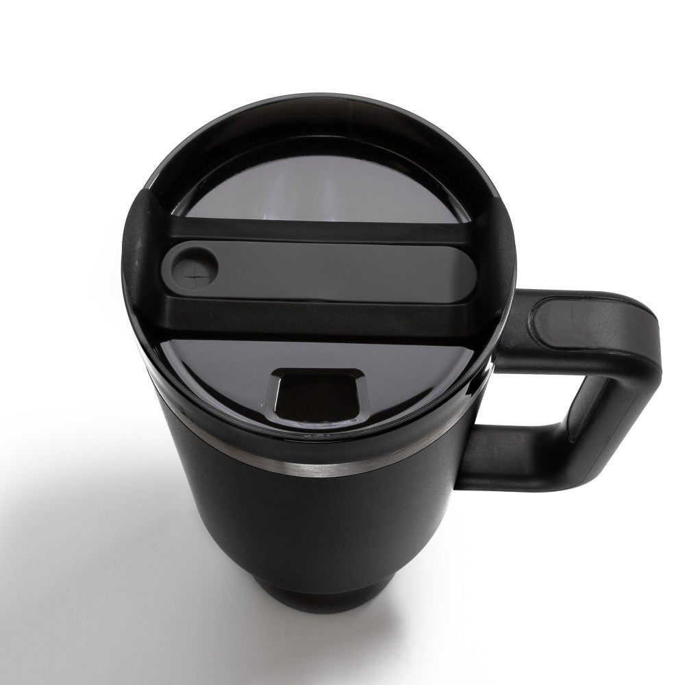 40oz Double Wall Stainless Steel Vacuum Tumbler With Handle