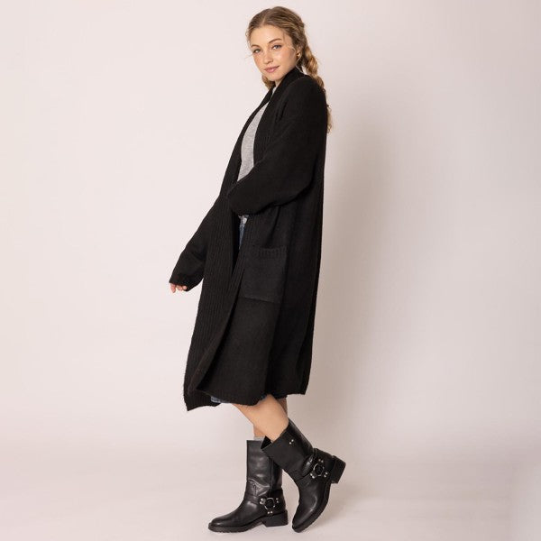 Soft Knit Long Cardigan