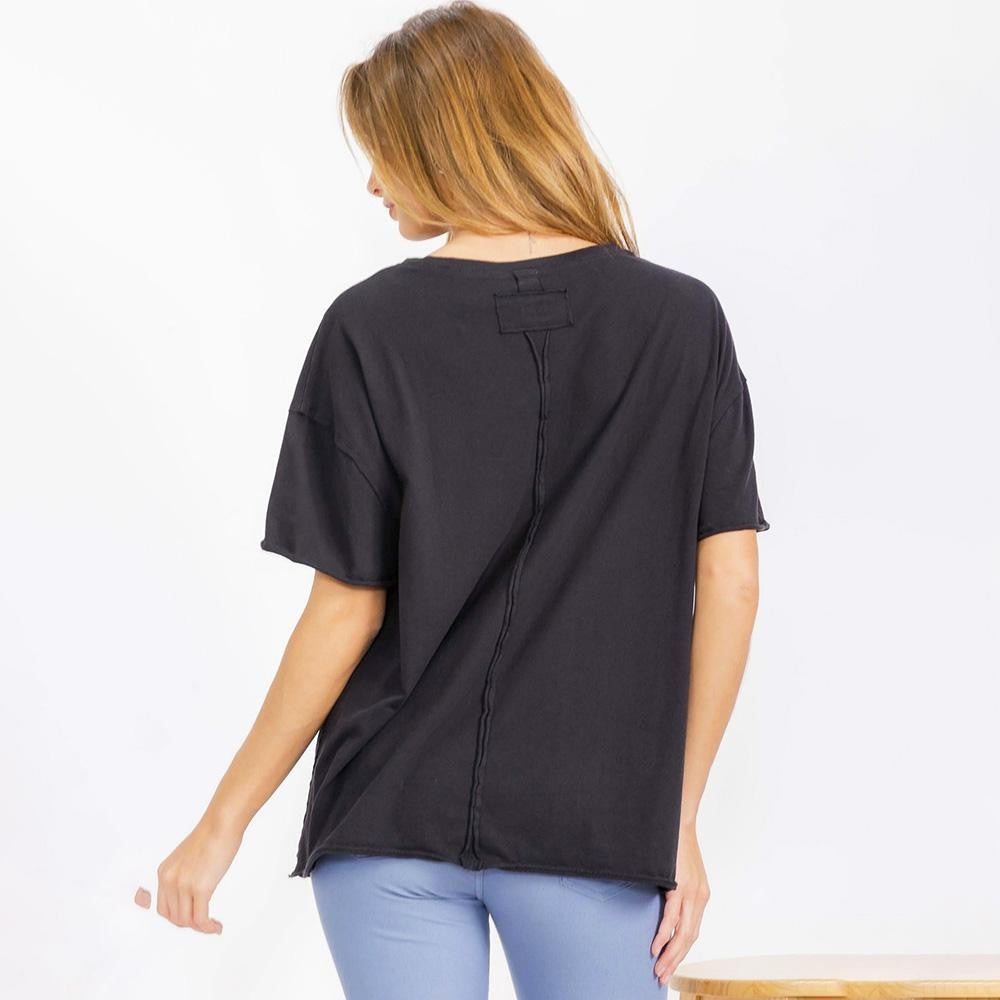 The Essential Raw Edge Tee