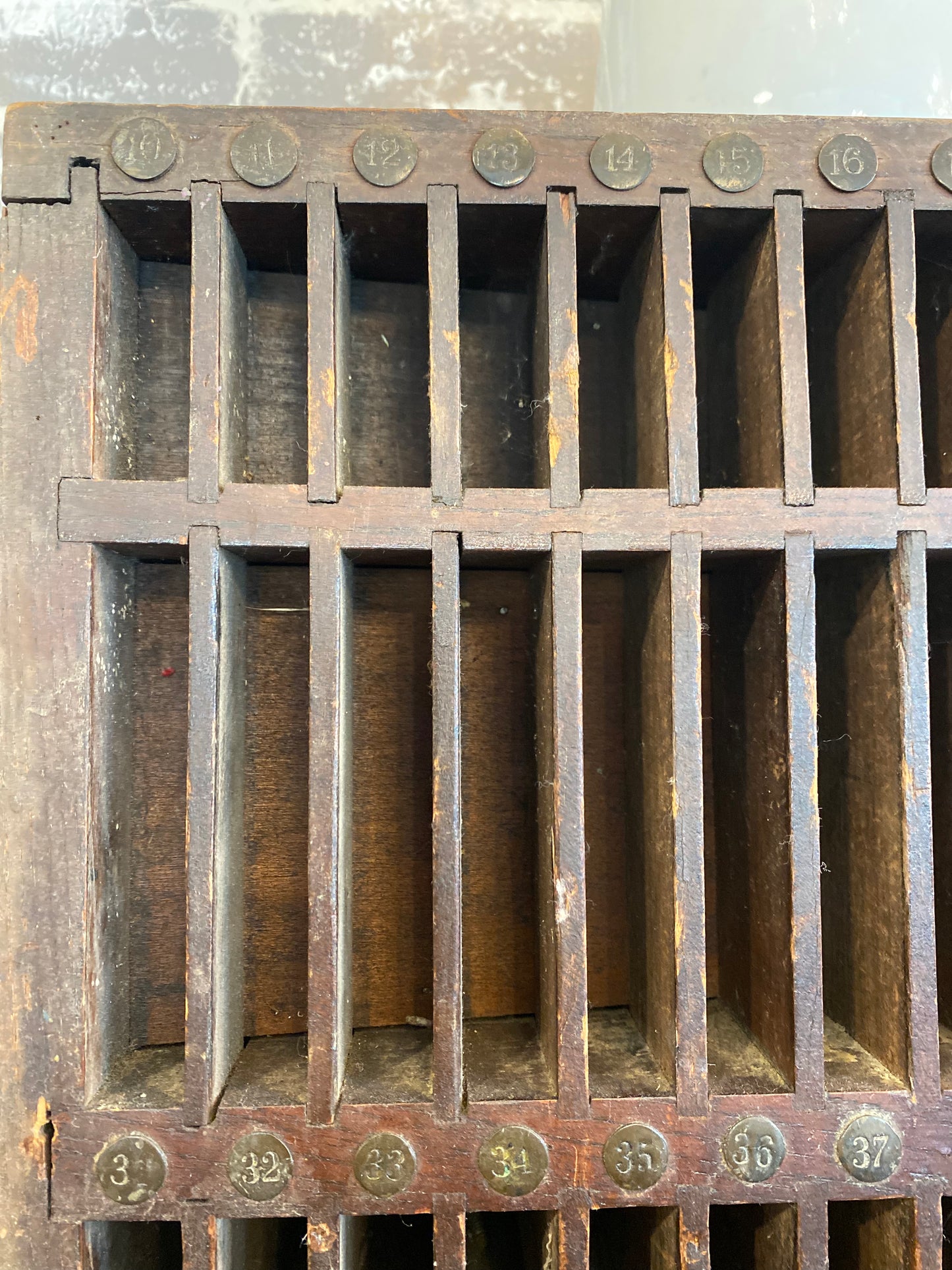 Antique Printer Cabinet