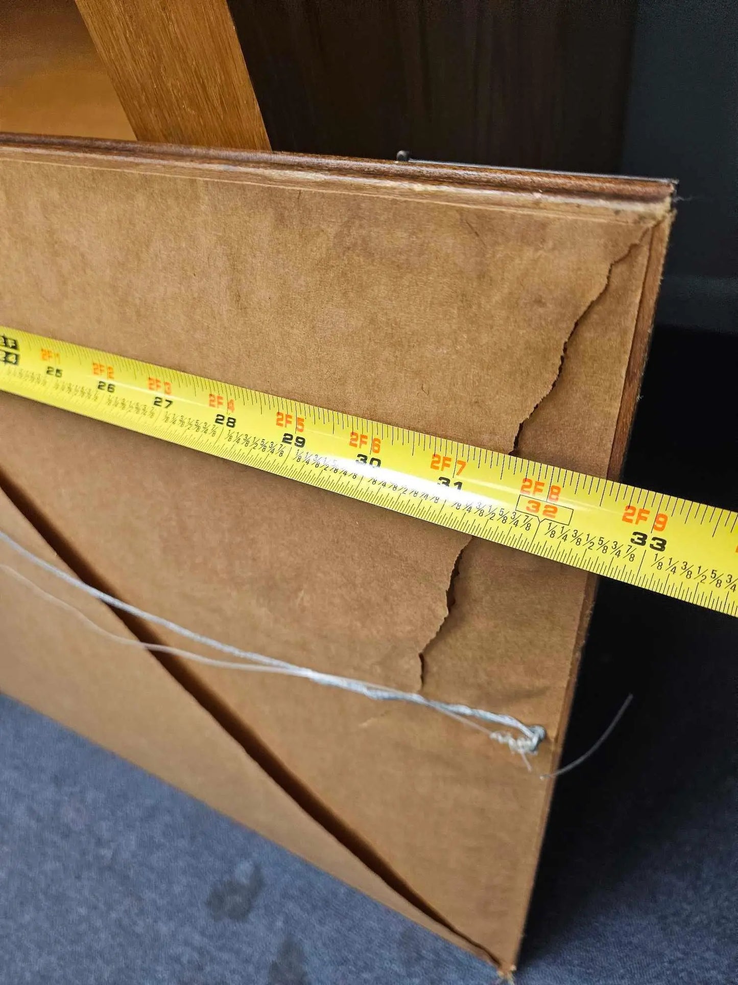 Framed and Matted Vintage Mainstreet picture, H. Stahl