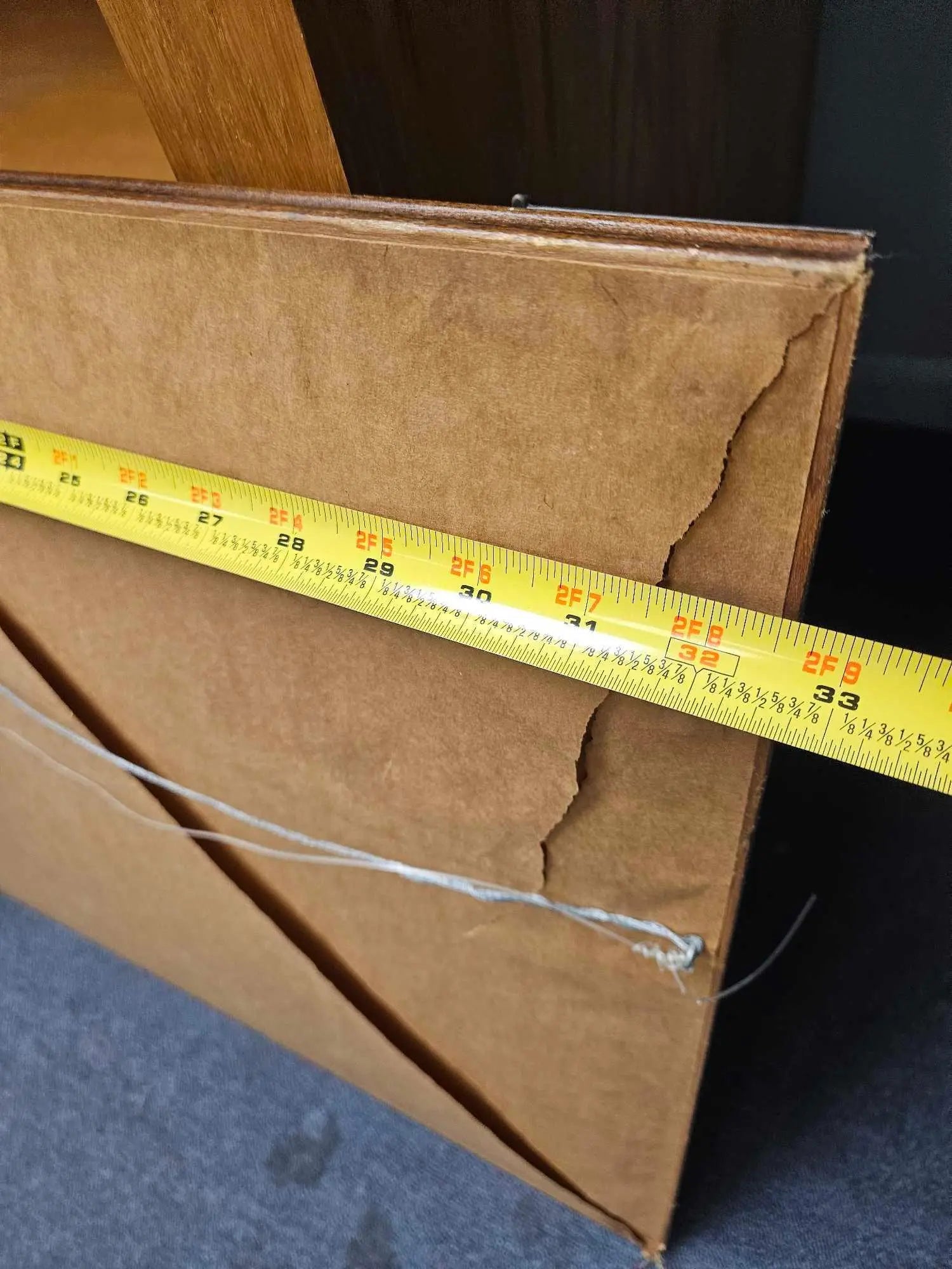 Framed and Matted Vintage Mainstreet picture, H. Stahl