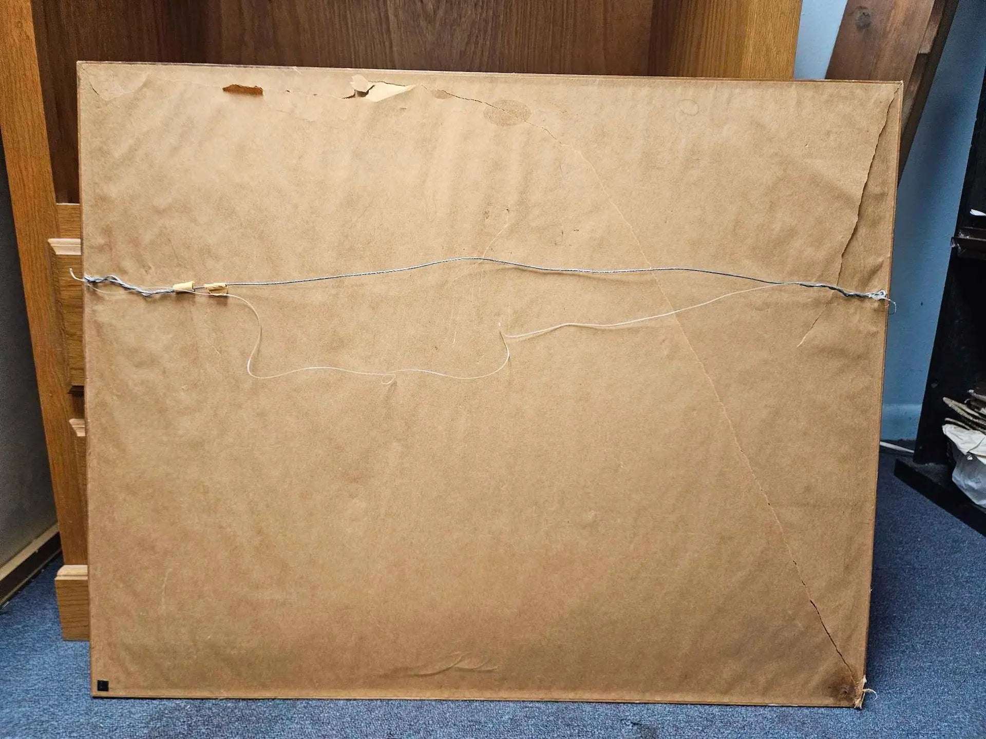 Framed and Matted Vintage Mainstreet picture, H. Stahl