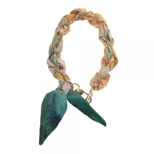 Woven Scarf Phone Chain Ivory