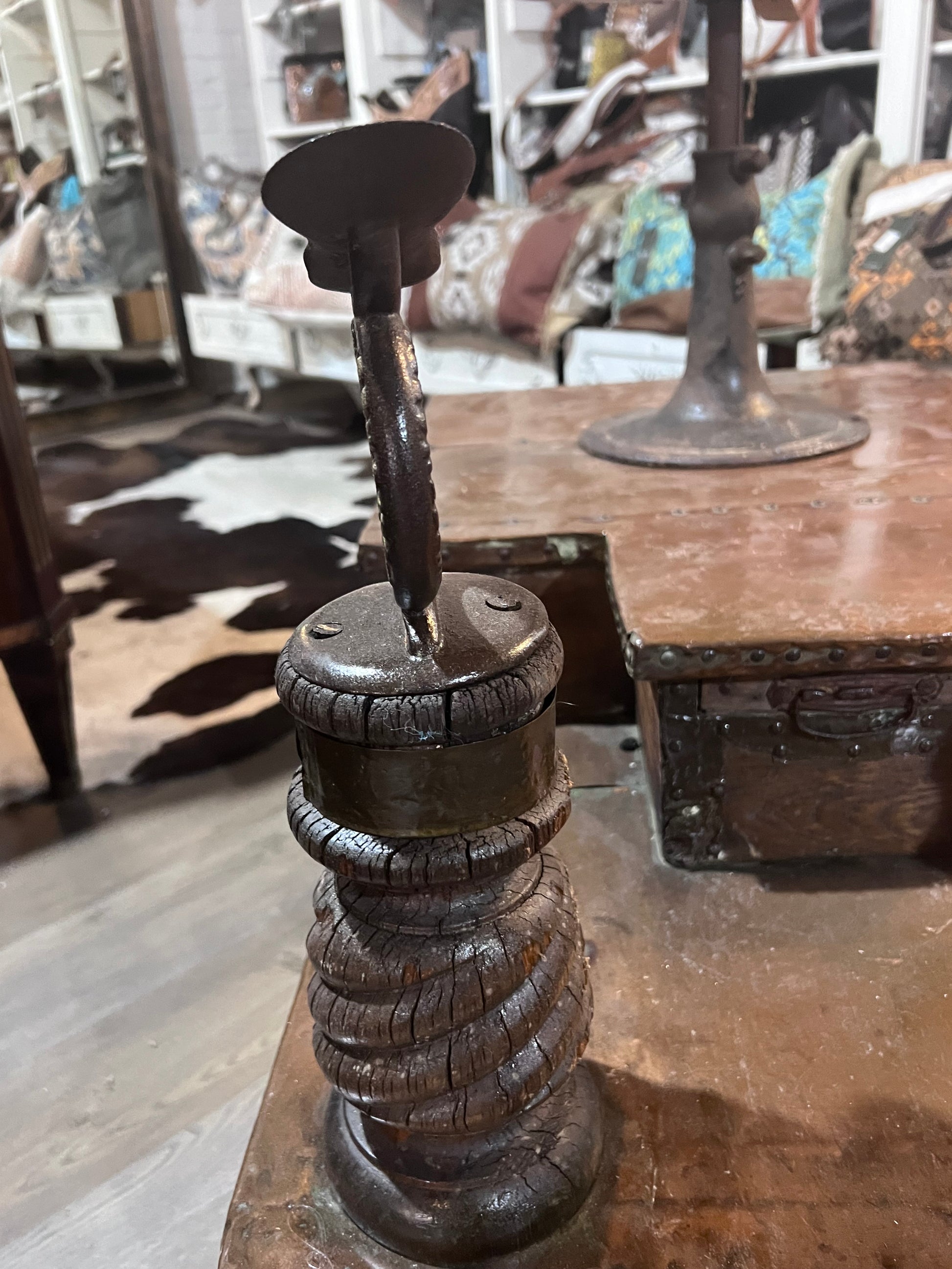 Antique Authentic Whittmore Polishes Shoe Shining Station