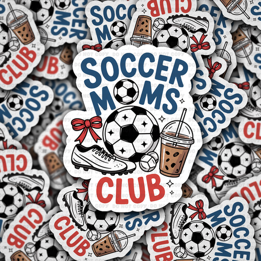 Soccer Moms Club sticker: Default Title