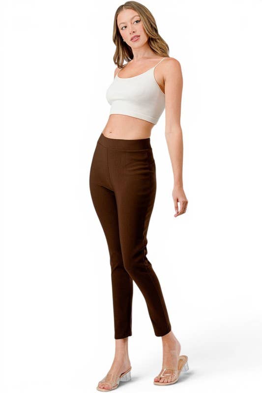 Scuba Butt Lift Pants – Sculpting Stretch Fit: Black MIO WHOLESALE