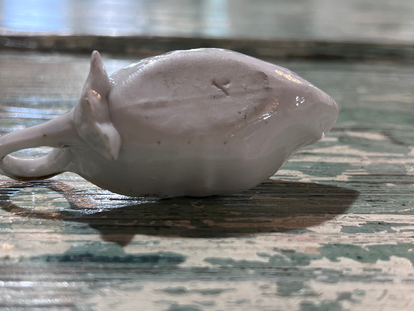 Antique Baby Invalid Feeder Cup Ironstone