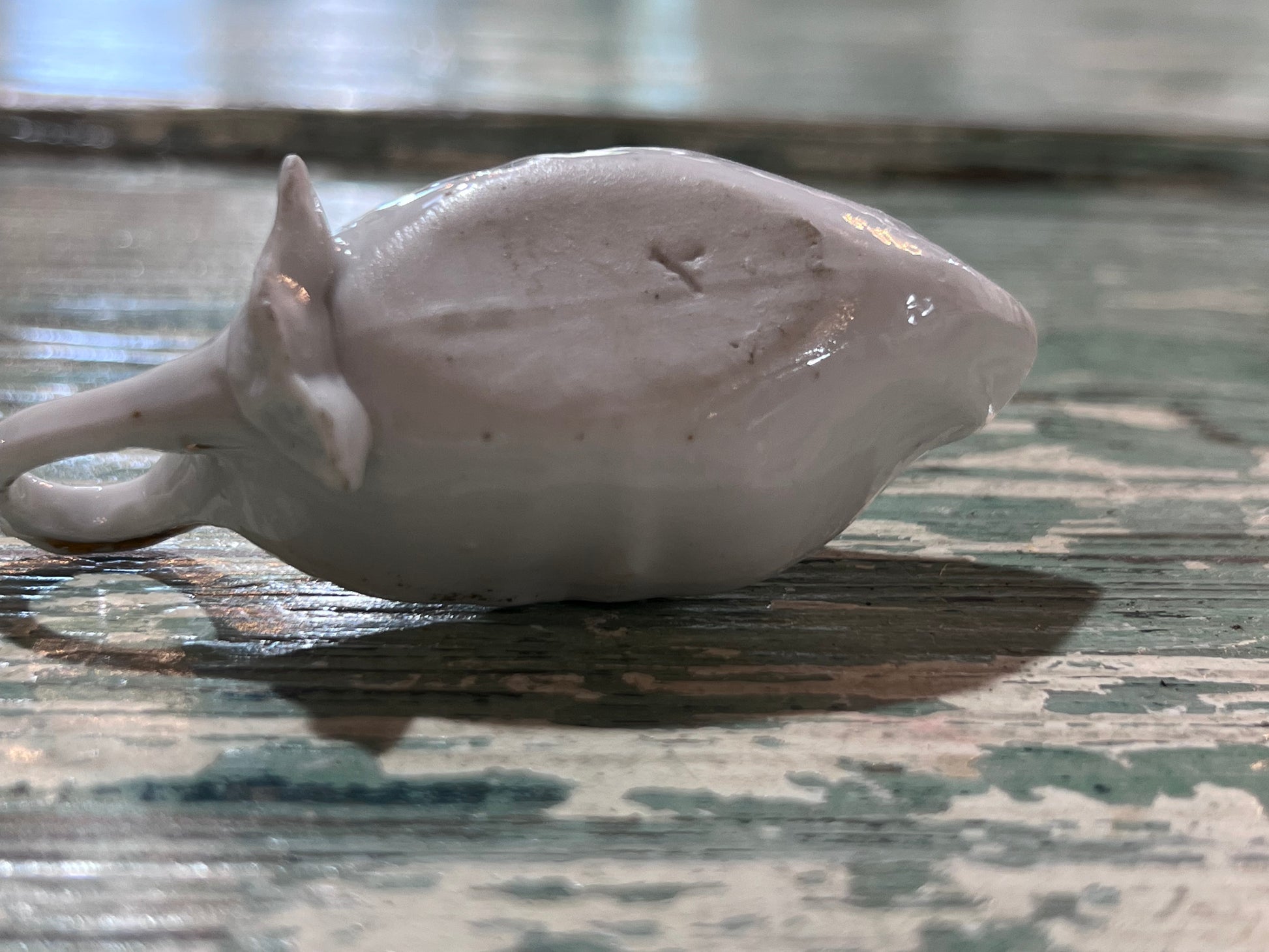 Antique Baby Invalid Feeder Cup Ironstone