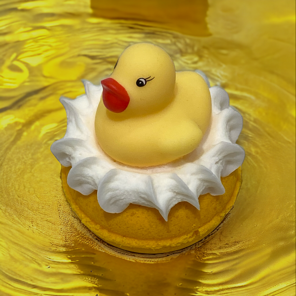 Duckie Bubbly Donut Bath Bomb - Yellow