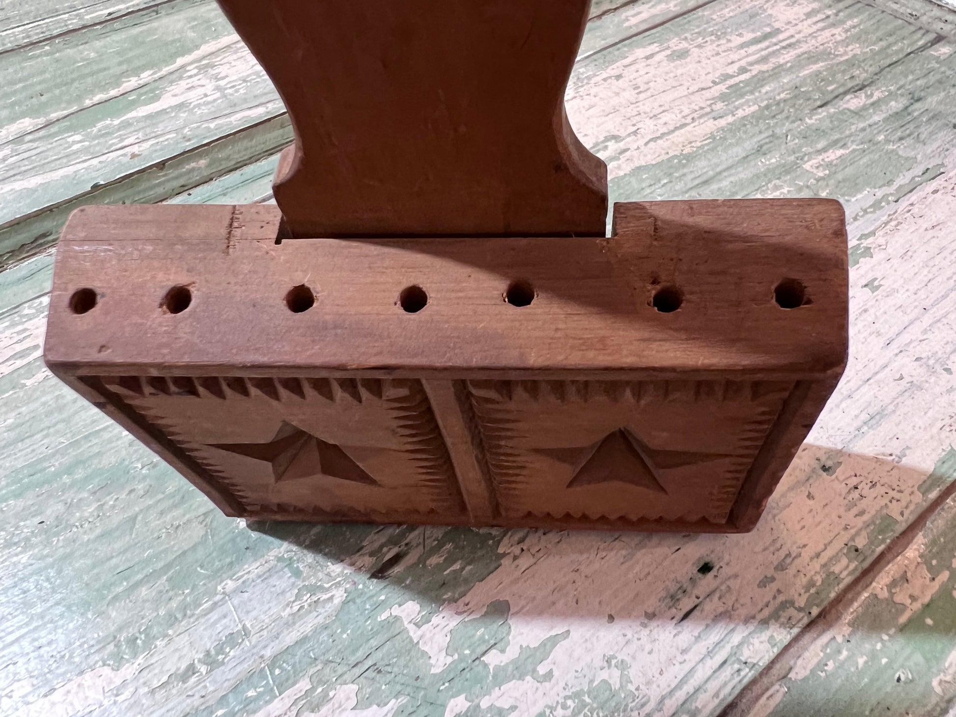 Antique Star Pattern Butter or Shortbread Press Mold