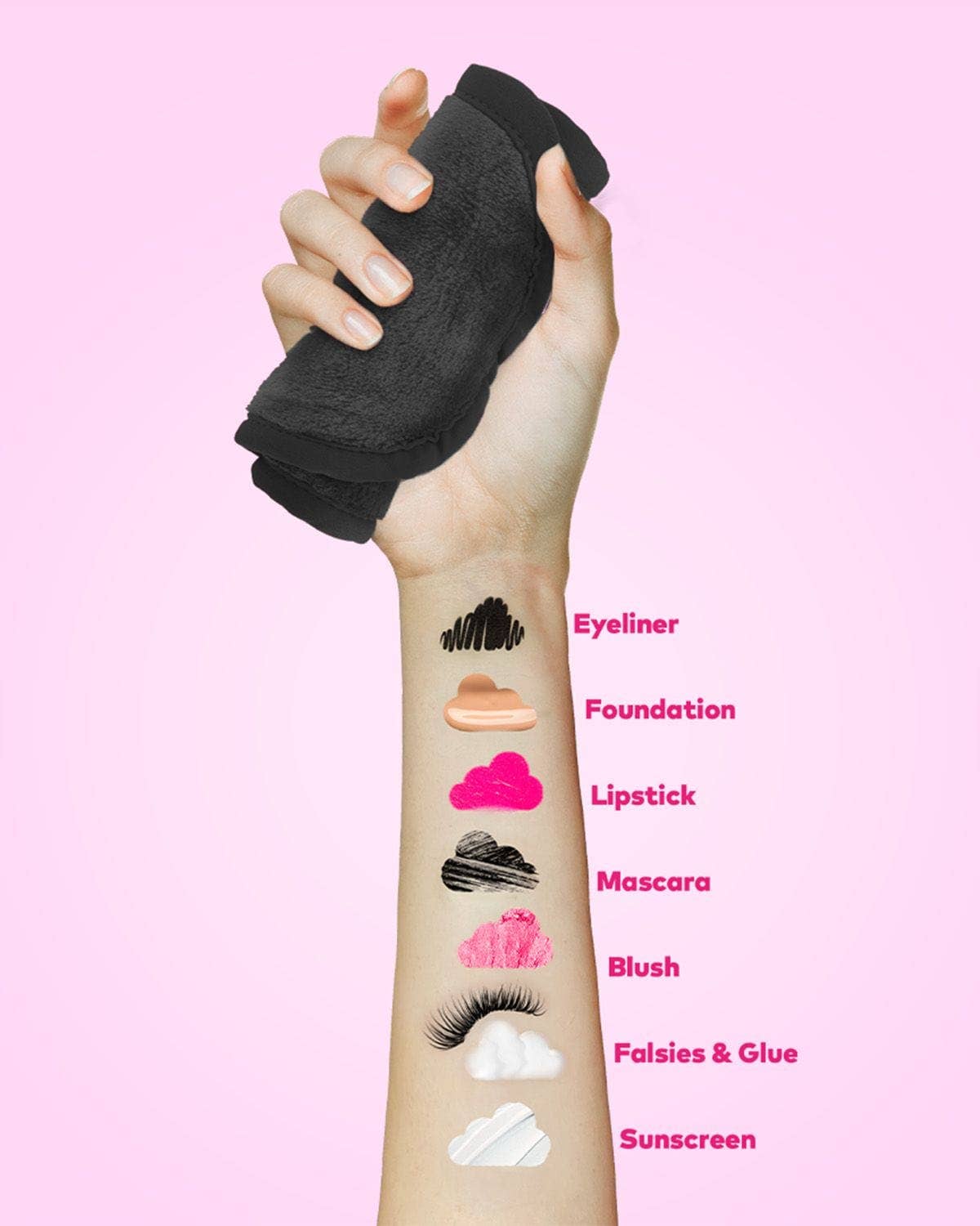 Mini Chic Black PRO The Original MakeUp Eraser