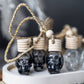 Luxury Skull Car Diffuser | Stylish Air Freshener | Spring & Summer Scent | Accessories for Her: Black Skull / Love Spell