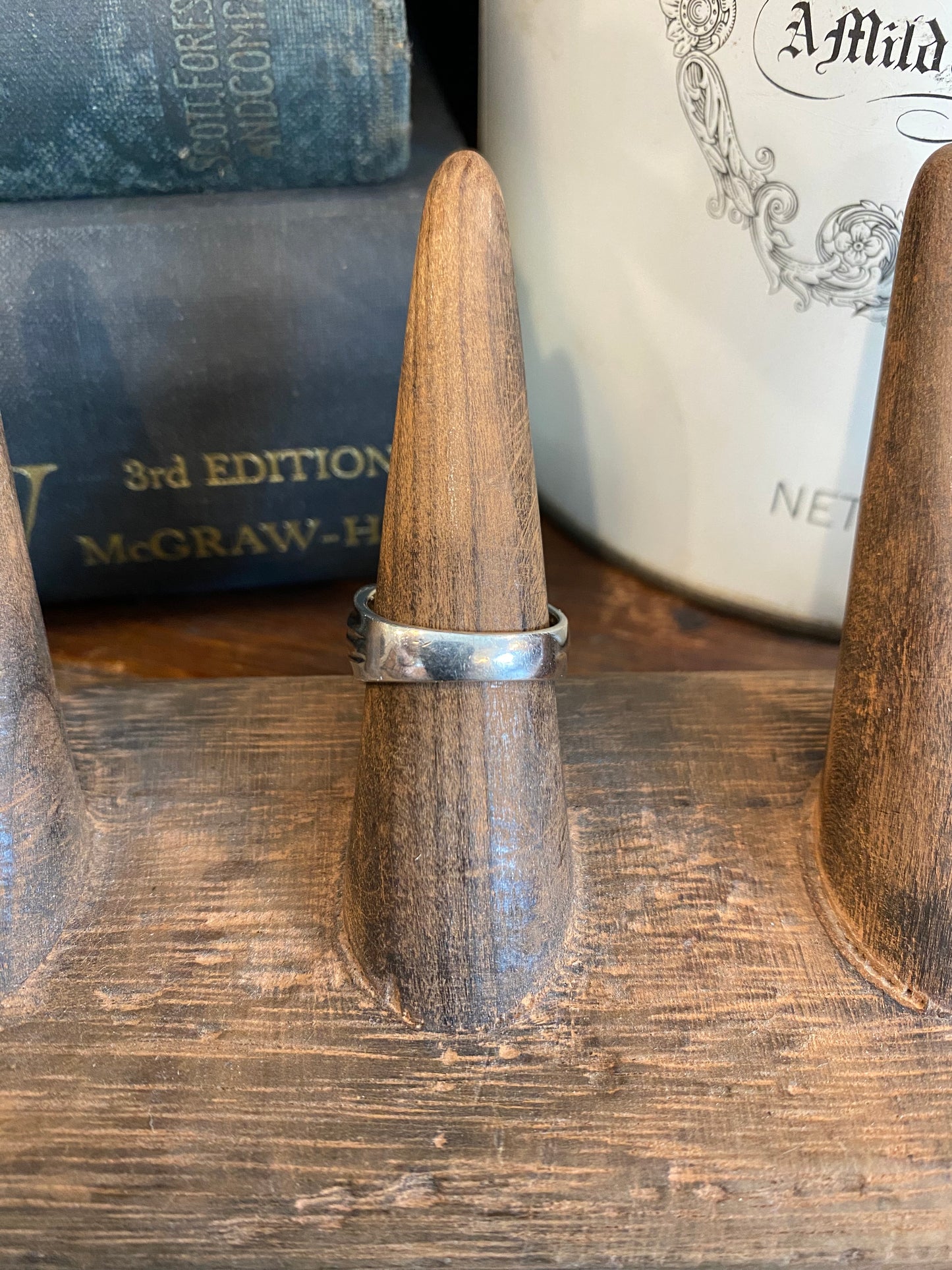 Vintage Designer Multi Gemstone Sterling Ring