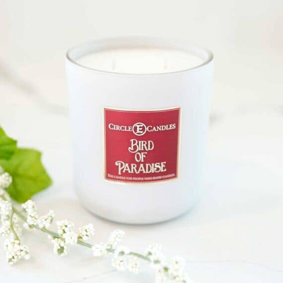 Bird of Paradise: Jar Candle 14oz Circle E Candles