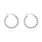18K Gold PVD Stainless Steel Circle Ball Hoop Earrings: Gold WJW