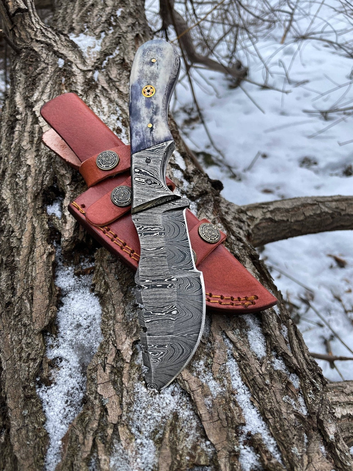 8'' Compact Tracker best all-round camping knife TD-085 - The Mustard Seed Collection, The Seed