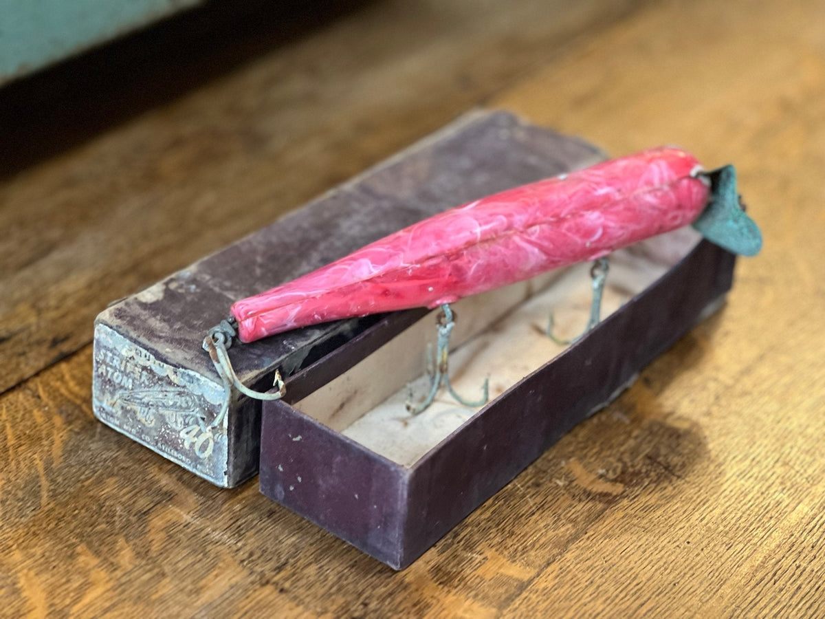 8" Pink "Atom 40" Style Plug Lure - The Mustard Seed Collection, The Seed