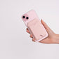 Magnetic Wallet + Mirror Phone Stand: Pink / MagSafe Posh Tech
