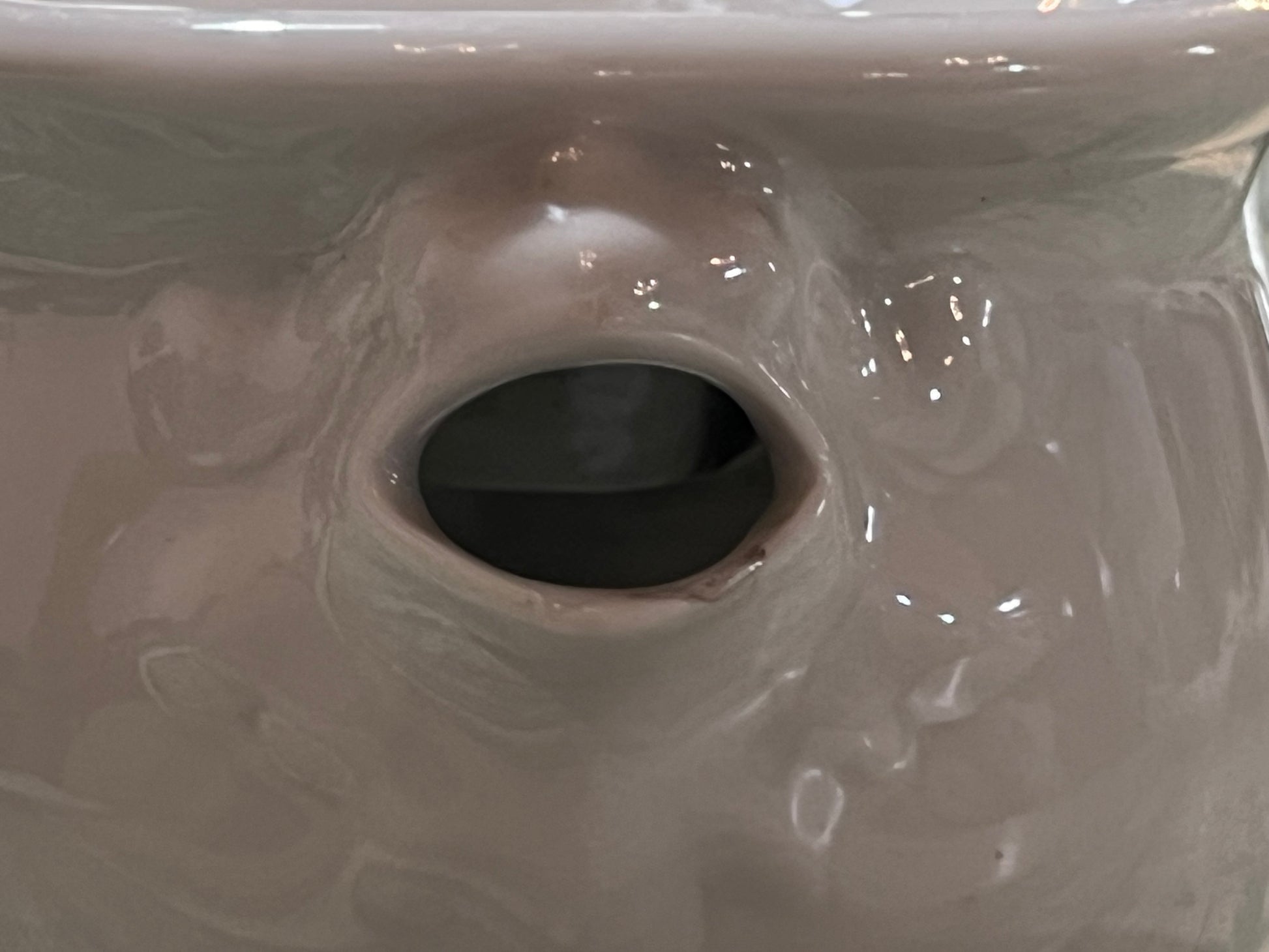 Rare Antique 1876-89 Haviland Lady’s Portable Spittoon White Porcelain