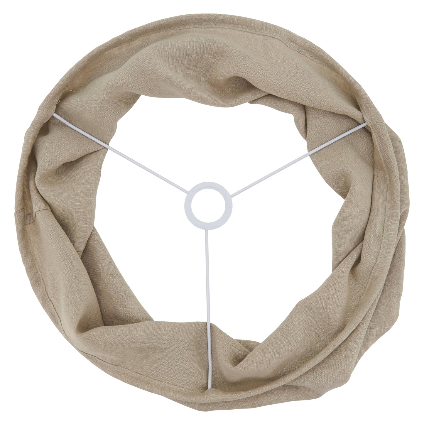 Stonewashed Fringe Lamp Shade: Natural / 12"x18"