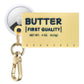 Butter Silicone Bag Charm for AirTag®: Yellow Posh Tech