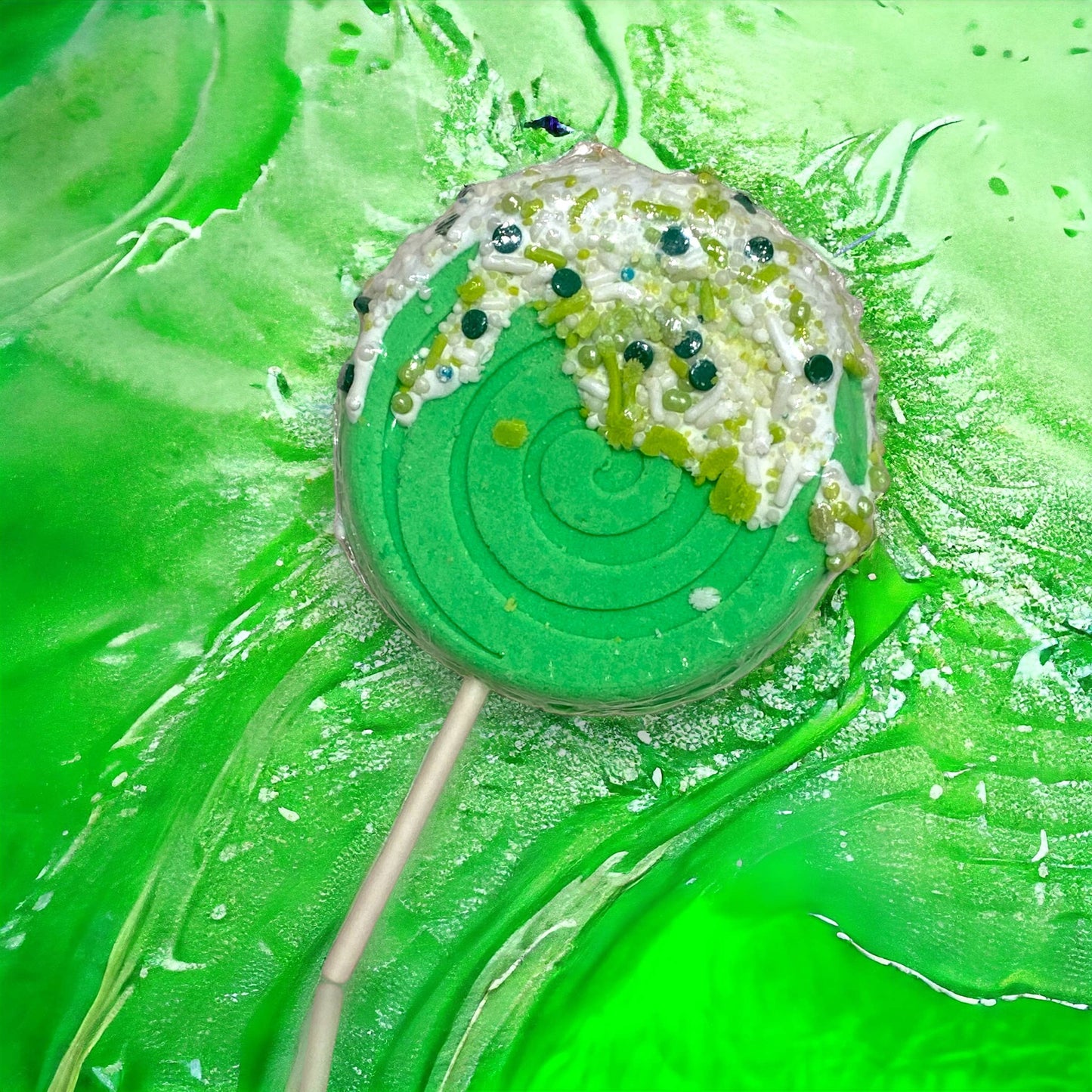 Lollipop Bath Bomb - Green