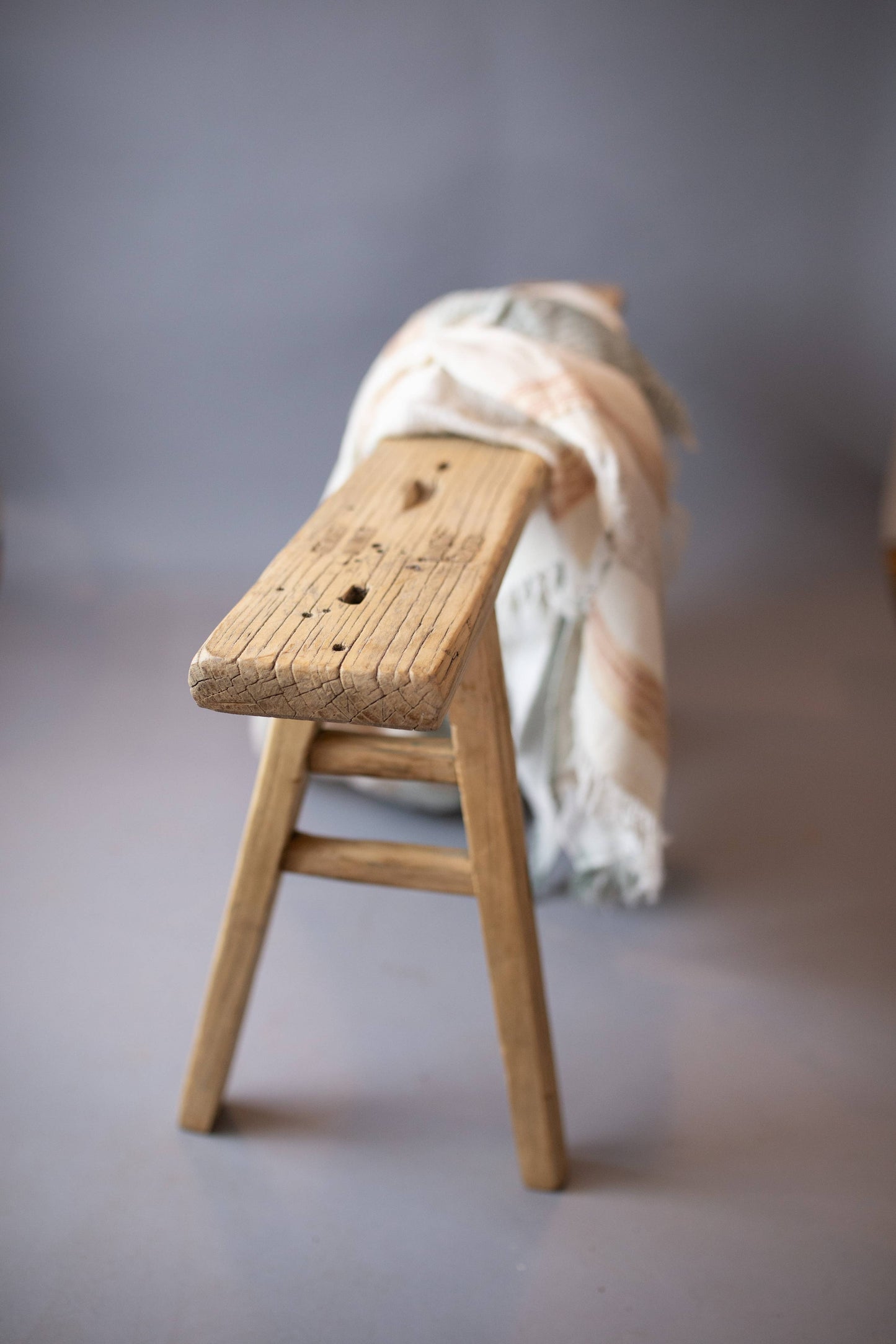 Skinny Elm Bench / Noodle bench