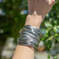 18K Gold PVD Stainless Steel Every day is Engraved Bracelet: Gold WJW