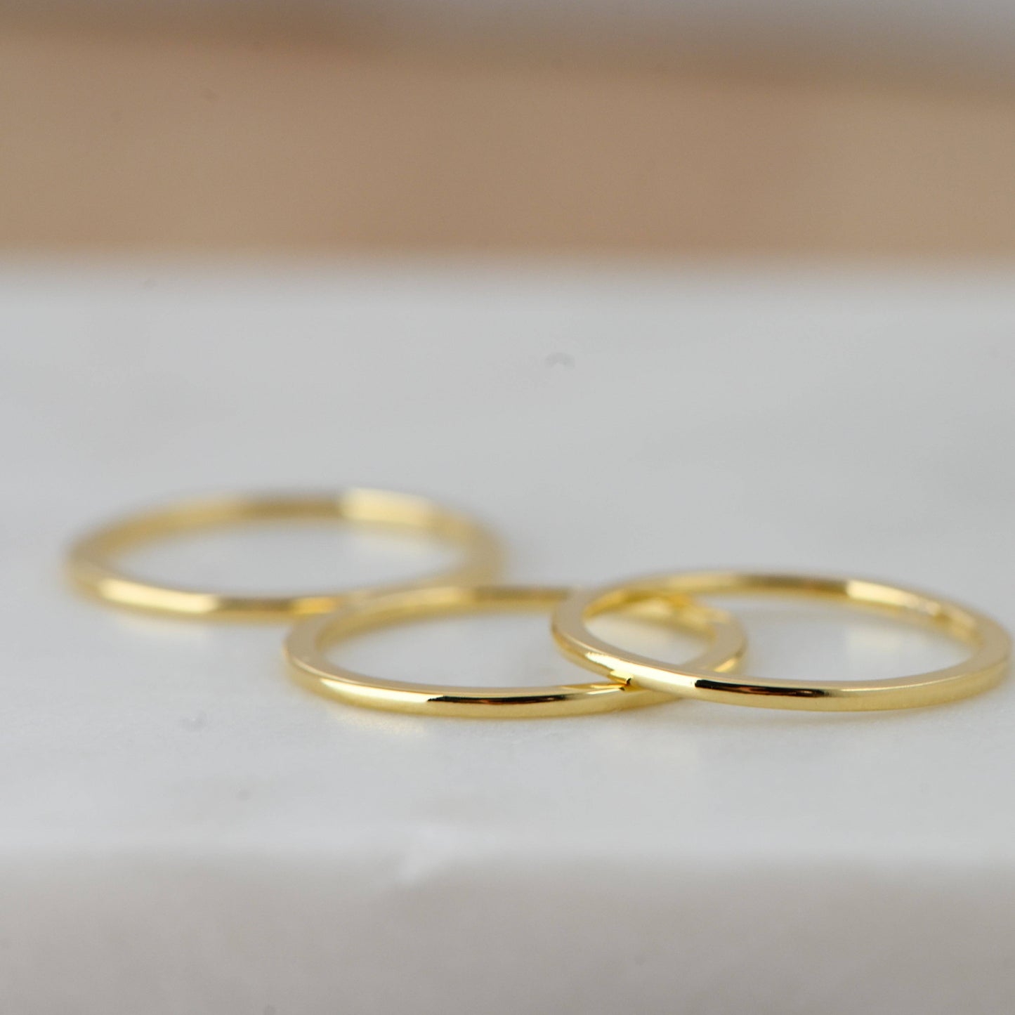 Thin Plain Band: Gold / 7