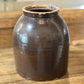 9" Vintage Brown Stoneware Crock - The Mustard Seed Collection, The Seed