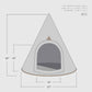 Recycled Felt Pet Cave (Gray) – Modern Foldable Dog House