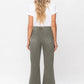 90'S Vintage Super High Rise Crop Flare Jeans - 27
